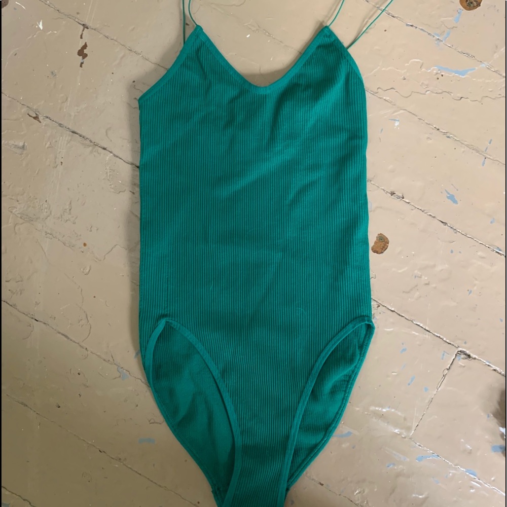 Urban Outfitters Bodysuit- Kelly green, Medium